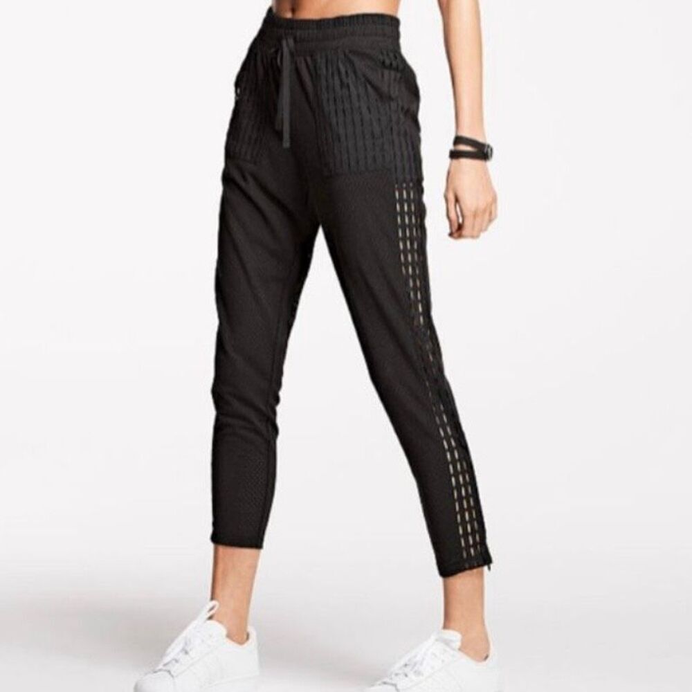 Victoria Sport Perforated Track Pants (Black) - XS